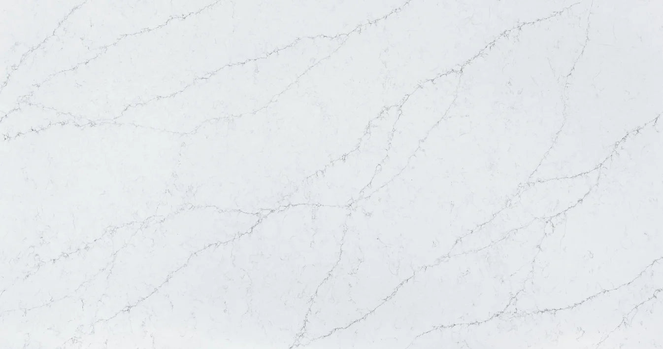 Alpine Calacatta Silica-Free Quartz Slab Pandora Mt Co.,ltd -Quarz Manufacturer Vietnam