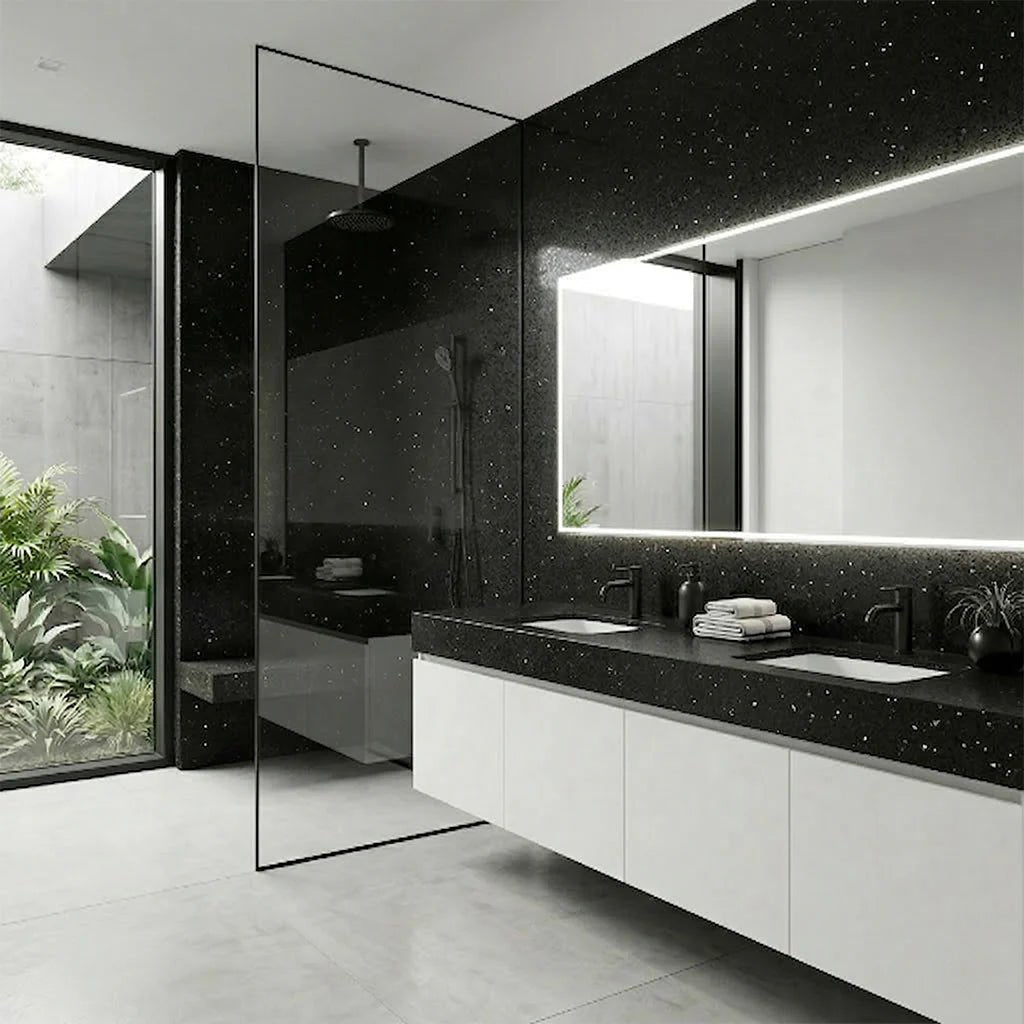Black Sparkle Quartz.