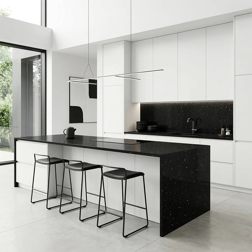 Black Sparkle Quartz.