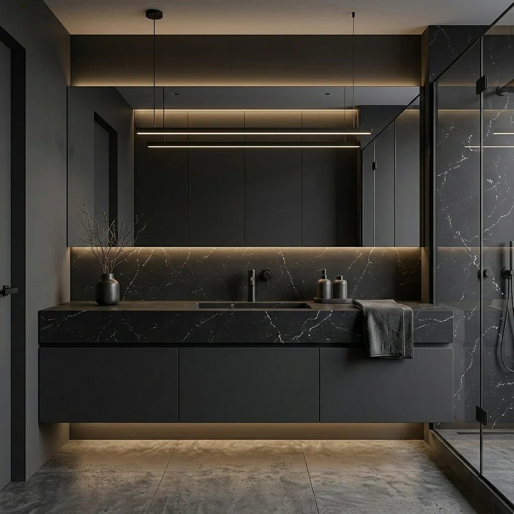 Blanco Midnight Quartz.
