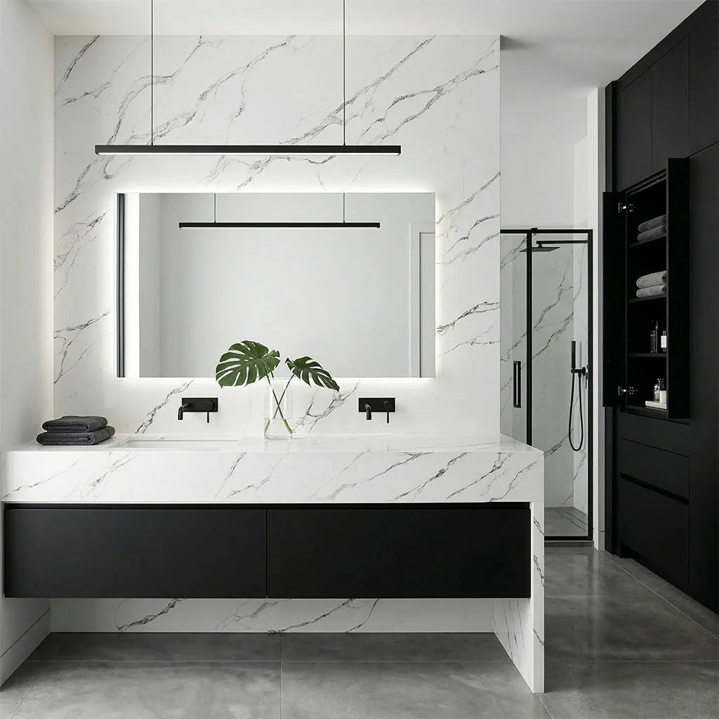 Statuario White Quartz