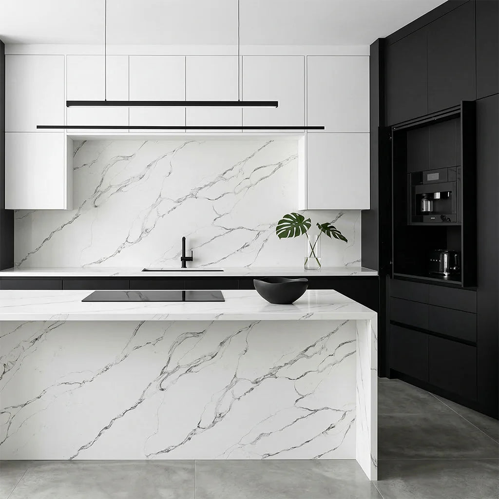 Statuario White Quartz