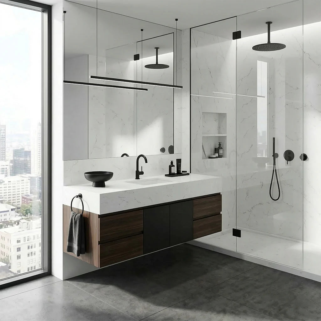 Fansity Carrara White Quartz