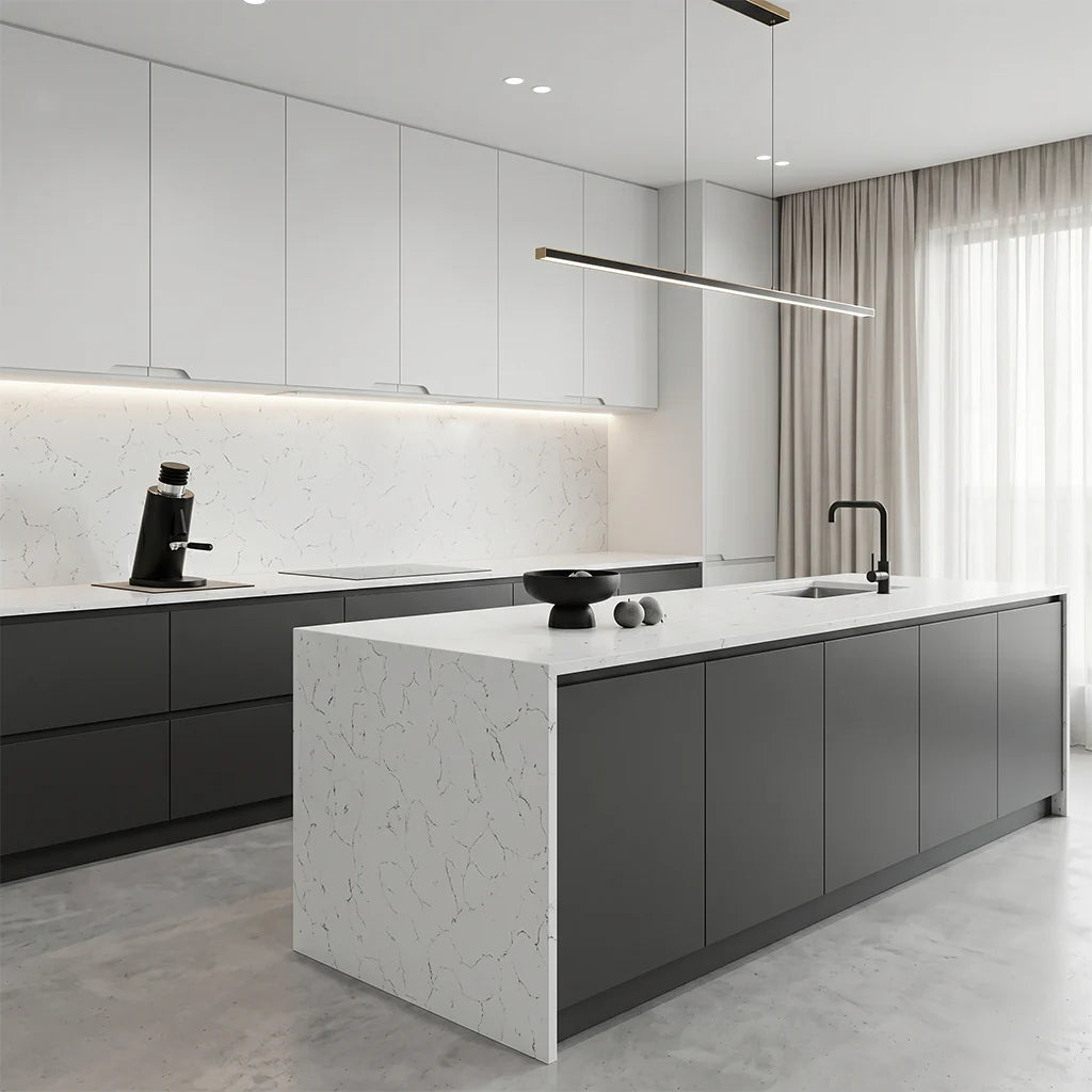 Fansity Carrara White Quartz