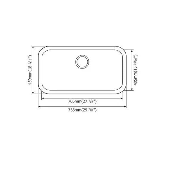 Stainless Steel Undermount Kitchen Sink