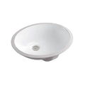 Columba round Undermount Bathroom Sink