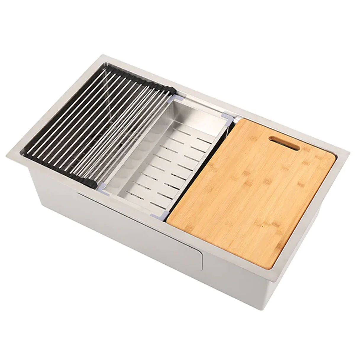 18G 32" Stainless Steel Undermount Kitchen Sink