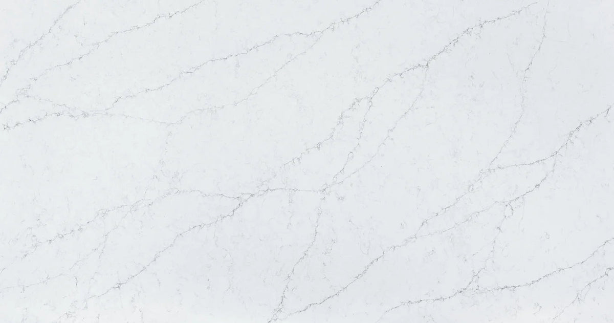 Alpine Calacatta Silica-Free Quartz Slab - Pandora Mt Co.,ltd -Quarz Manufacturer Vietnam