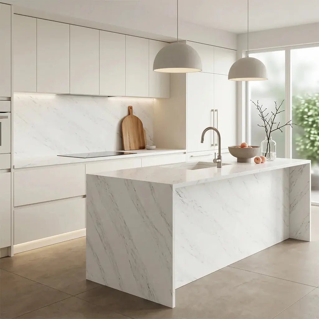 Calacatta Jupiter Quartz - Pandora Mt Co.,ltd -Quarz Manufacturer Vietnam